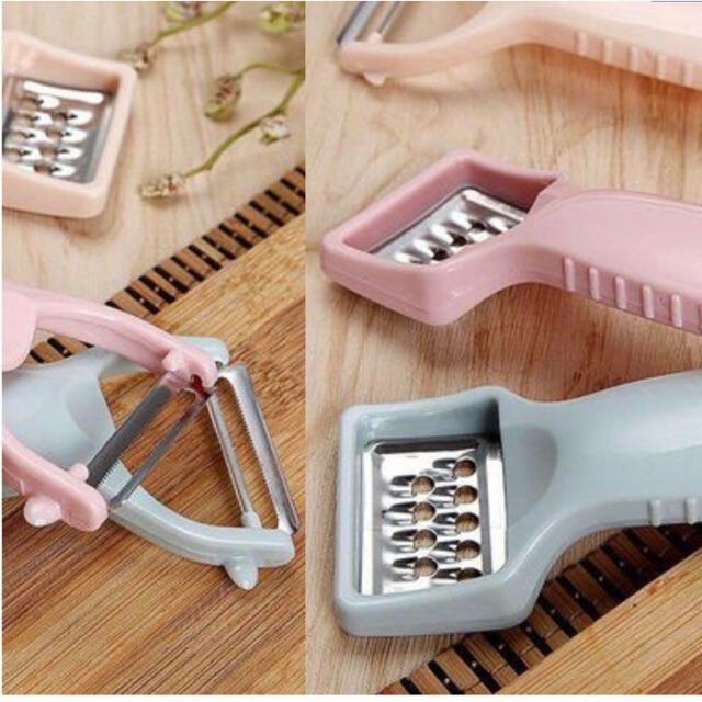 NẠO GỌT CỦ QUẢ THÔNG MINH 2IN1 NẠO DÀI 2 ĐẦU LÚA MẠCH