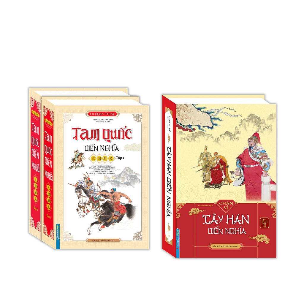 Sách - Combo Tam quốc diễn nghĩa (trọn bộ 2 tập - bìa cứng)