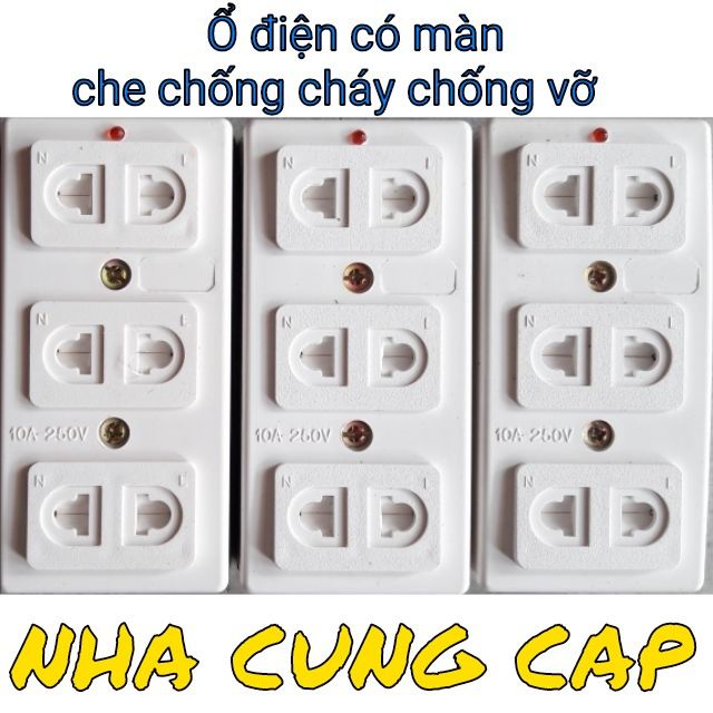 (GIÁ HỦY DIỆT) Ổ ĐIỆN ĐỒNG THAU CHỐNG CHÁY CHỐNG VỠ