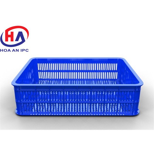 Thùng nhựa rỗng Hs008 KT: 610x420x150 mm