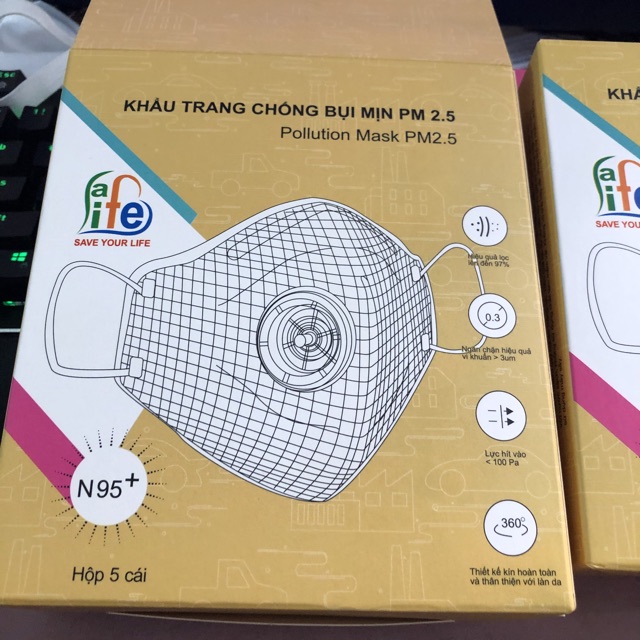 Khẩu trang chống bụi mịn n95+ TH | BigBuy360 - bigbuy360.vn