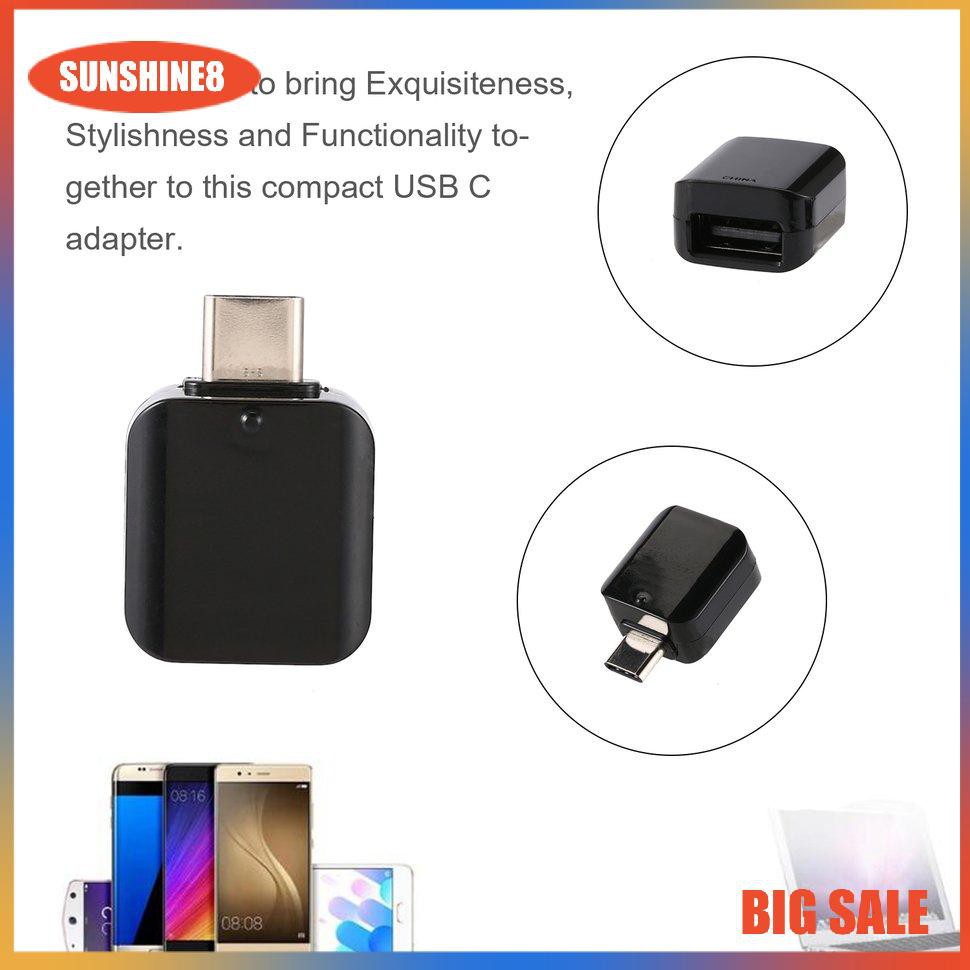 (0504) Usb C To Usb Thunderbolt 3 To Usb 3.0 Adapter Cho Macbook Pro 2018