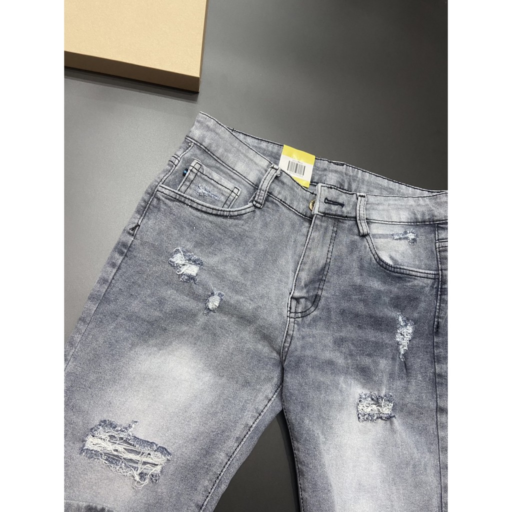 Quần short jean nam Gấu 194 vải jeans bò co dãn, mềm mịn form slimfit 228 | BigBuy360 - bigbuy360.vn