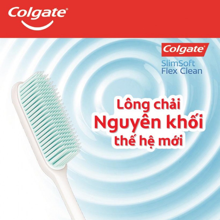 Combo 2 Bàn chải đánh răng Colgate Slim Soft Flex Clean