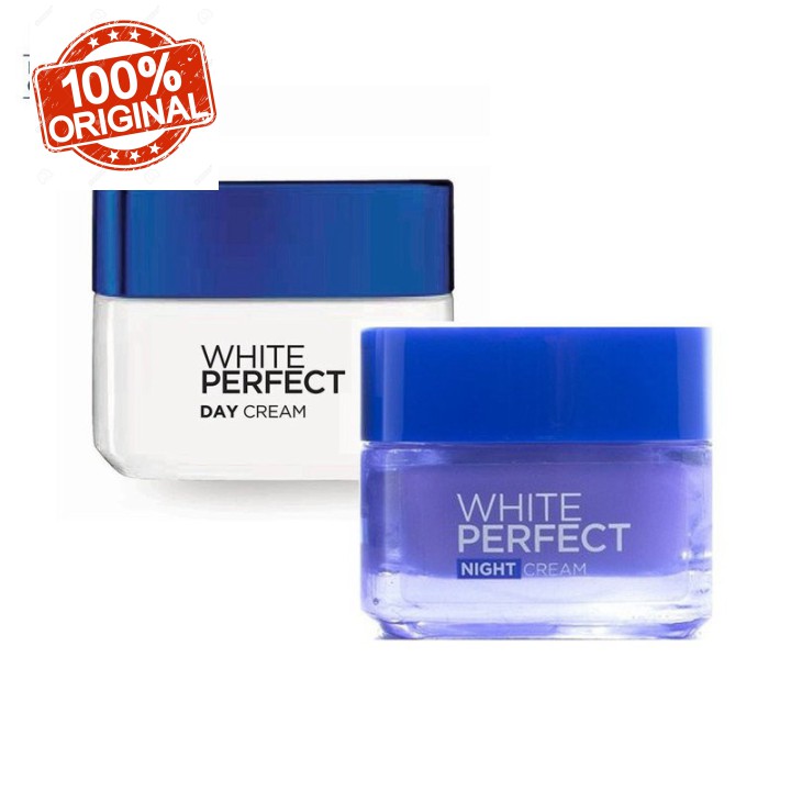 Combo Kem Dưỡng Sáng Da Ngày & Đêm L'Oreal White Perfect Day & Night Cream 50ml