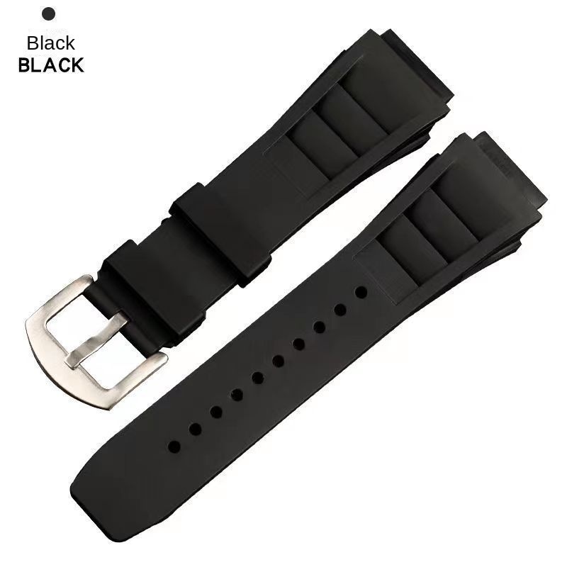 Dây Đeo Đồng Hồ Bằng Cao Su Silicone Cao Su Mềm Chống Nước Chống Mồ Hôi Thoải Mái 22mm Khóa Chốt Lò Xo