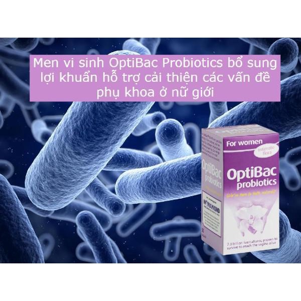 [Chính Hãng ] Men vi sinh Optibac tím (Optibac For Women) Sản xuất tại Italy - Có phụ đề tiếng Việt