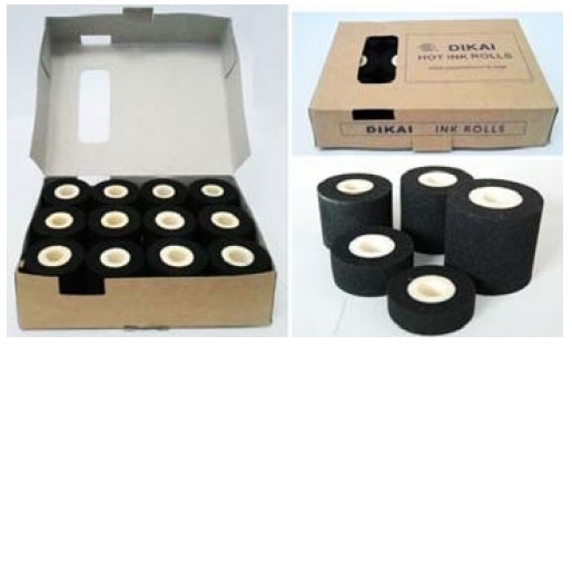 Combo 1 hộp mực đen dùng cho máy hàn liên tục có đóng date FRD-1000-FRM980- 20 CUỘN