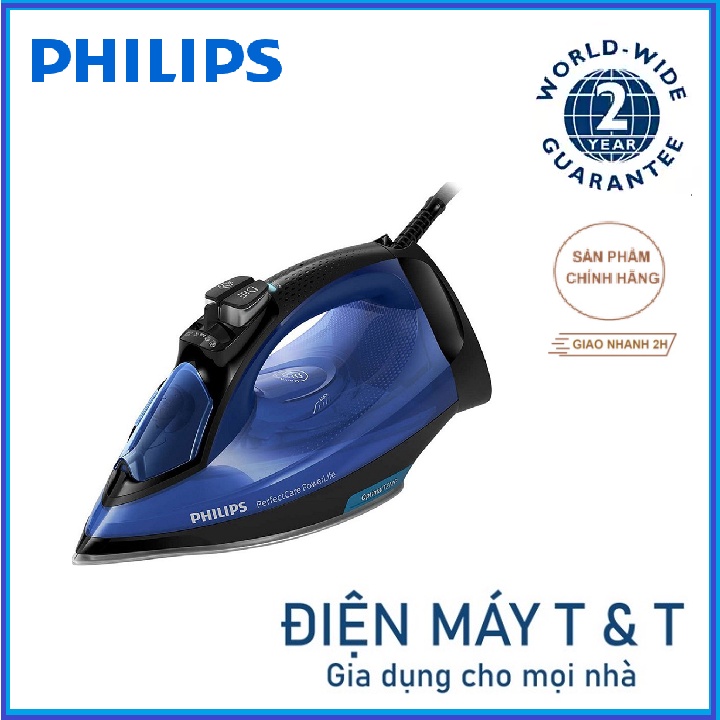 Bàn ủi hơi nước Indonesia Philips GC3920, Hàng phân phối chính hãng