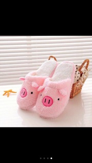 Dép bông hình thú siêu cute
