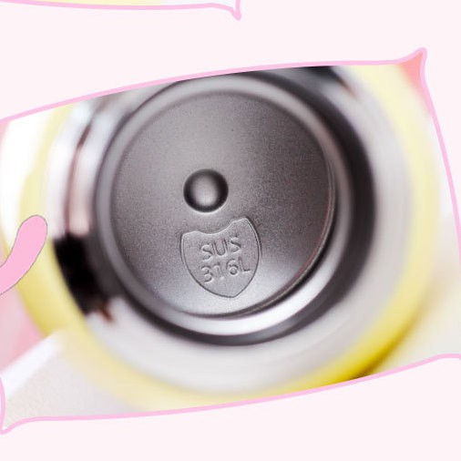 Bình Nước Giữ Nhiệt Cute Đáng yêu Cho Bé Hàng Cao Cấp, Lõi Thép Không Gỉ, Phù Hợp Đi Học, Dã Ngoại - Lado Shop