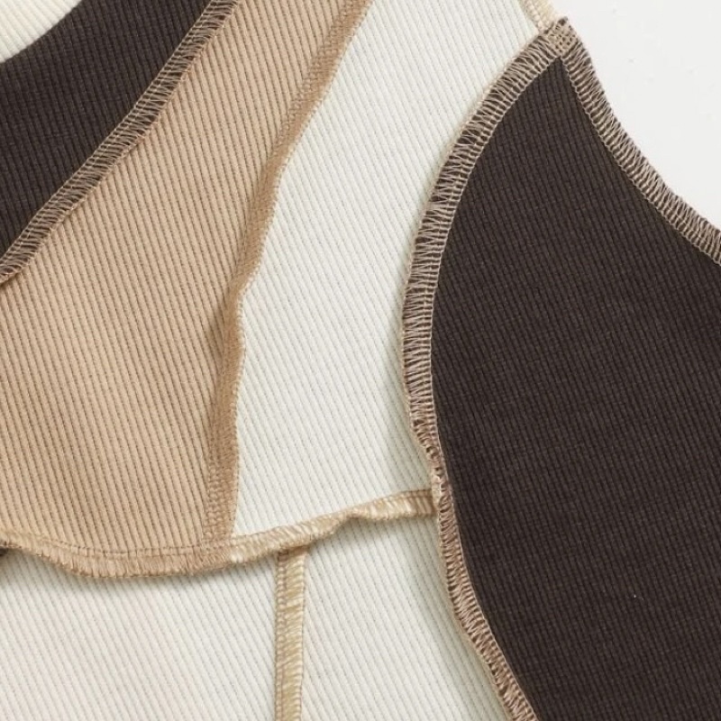 ÁO TANK TOP CROPTOP NỮ ÔM ĐƯỜNG KHÂU NHIỀU MÀU TRENDY PHONG CÁCH XINH GIÁ RẺ