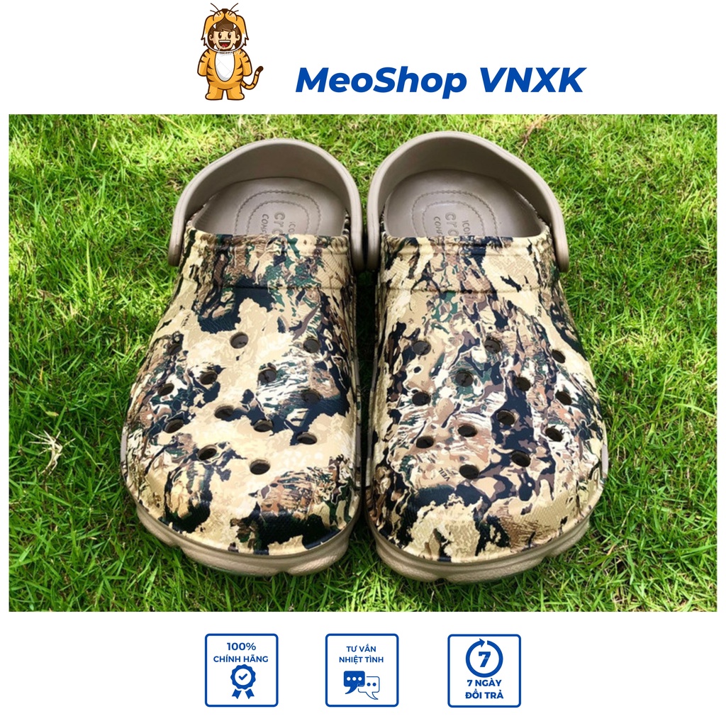 Dép Cross Classic All - Terrain Clogs Camo, Dép Đi Mưa Chất Lượng Cao, Không Hôi Chân, VNXK - Chính Hãng.
