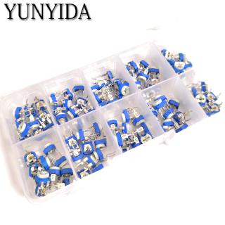 Set 100 Linh Kiện Biến Trở 500 Ohm-1M Ohm