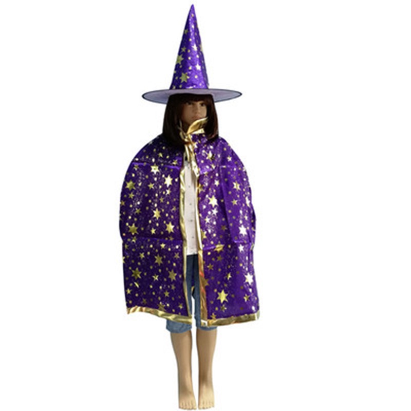 Set Áo Choàng Mũ Hóa Trang Halloween Cho Người Lớn Và Trẻ Em