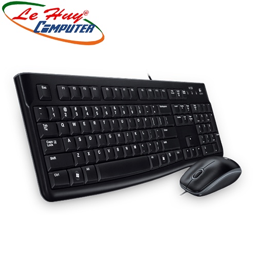 Bộ Bàn phím Và Chuột Có Dây Logitech MK120 - Hàng Chính Hãng