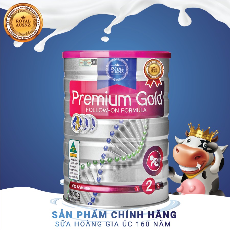 Sữa Hoàng Gia Úc Premium Gold số 2 (900g)