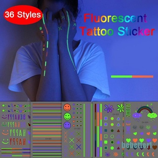 Hình Xăm Dán Phản Quang Chống Thấm Nước Độc Đáo