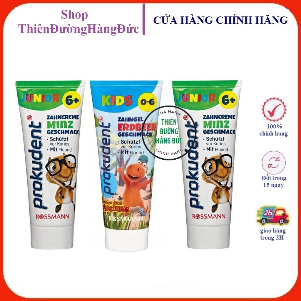 Kem Đánh Răng Prokudent Trẻ Em 75ml