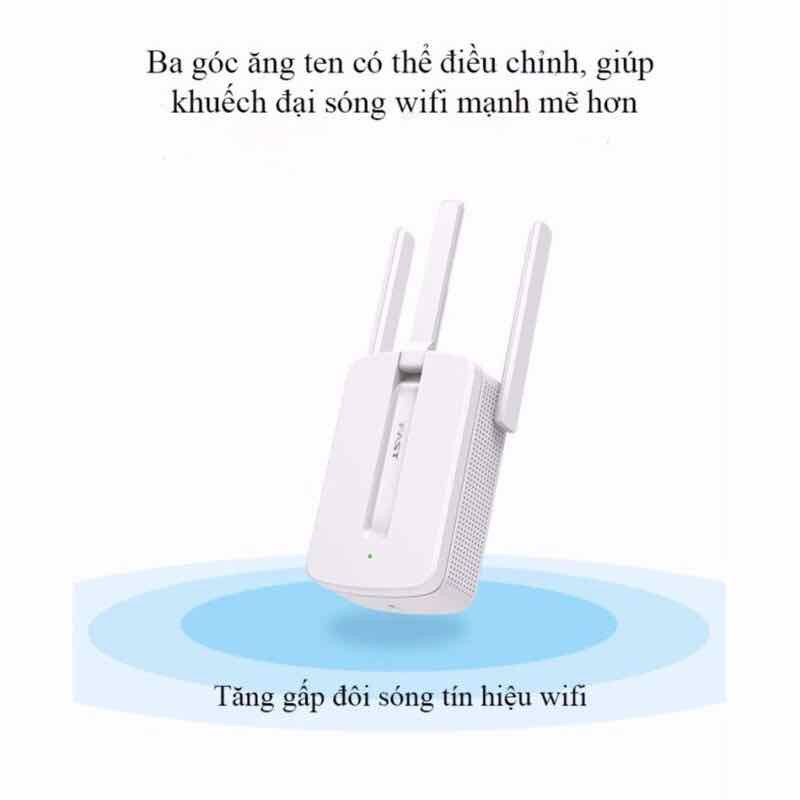 Bộ kích sóng wifi Mercury 3 ăngten siêu mạnh tiện ích