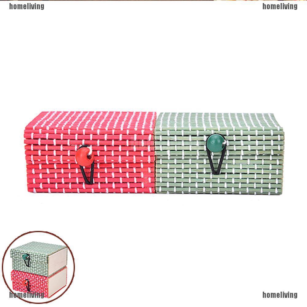 Hộp Đựng Trang Sức Bằng Gỗ Tre