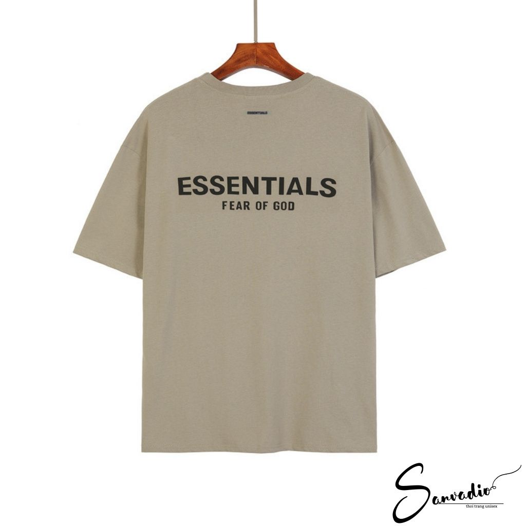 Áo Thun ESSENTIALS SANVADIO áo thun nam cao cấp unisex áo phông tay lỡ from rộng thời trang cao cấp Hàn Quốc AT300