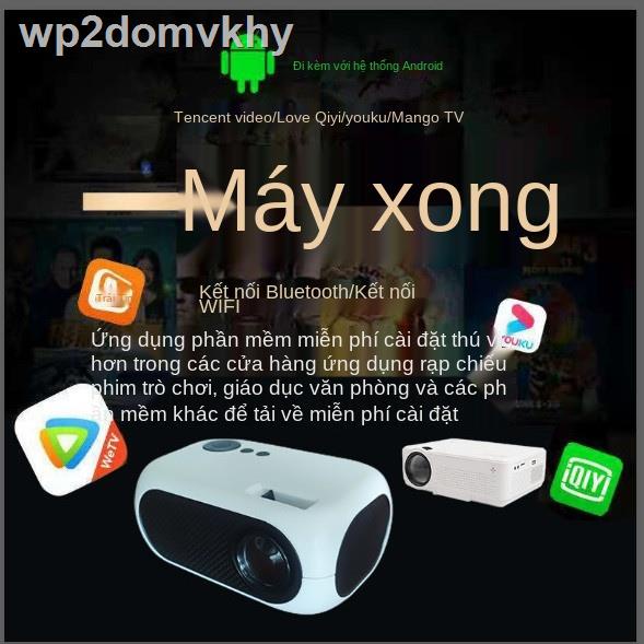 ✚Máy chiếu di động tích hợp nhà phòng ngủ mini độ nét cao WiFi bluetooth thông minh tích hợp máy chiếu mới giá rẻ