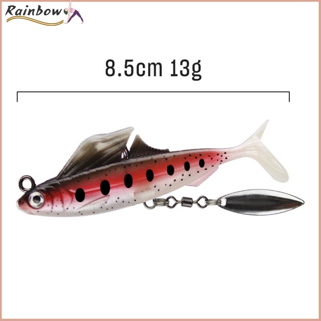 Mồi Câu Cá Giả 8.5cm 12.5g Bằng Chì Mềm Kèm Móc Câu Tiện Dụng