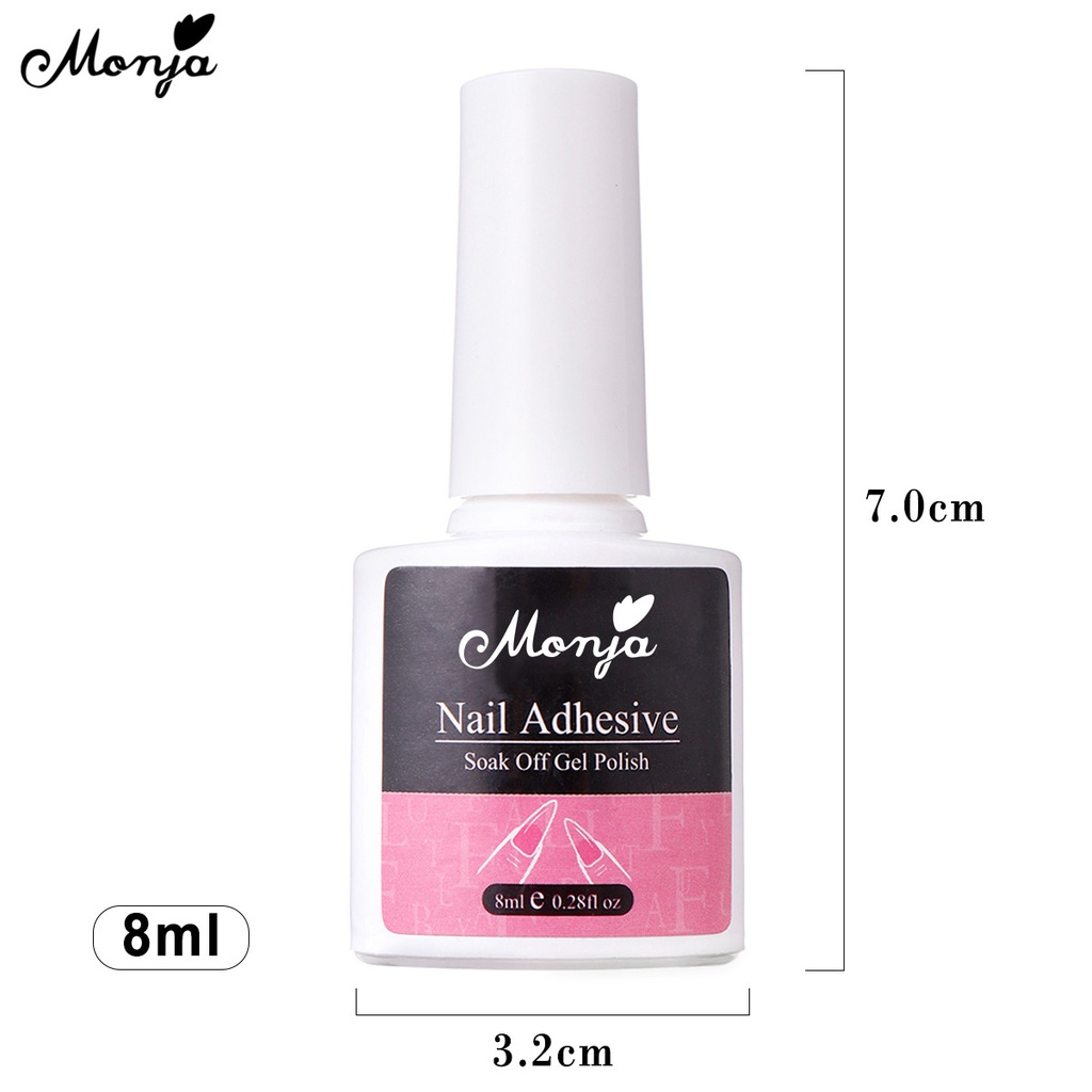 Keo dán móng tay MONJA nhanh khô 8ml tiện lợi
