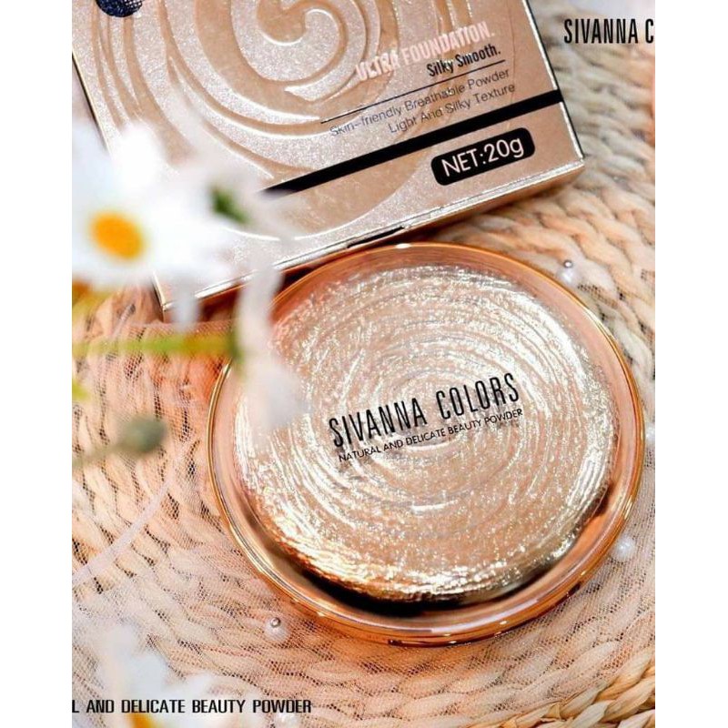 (Auth, Kiềm dầu, che phủ tốt)Kem nền và phấn phủ Sivanna Colors Thái Lan | BigBuy360 - bigbuy360.vn