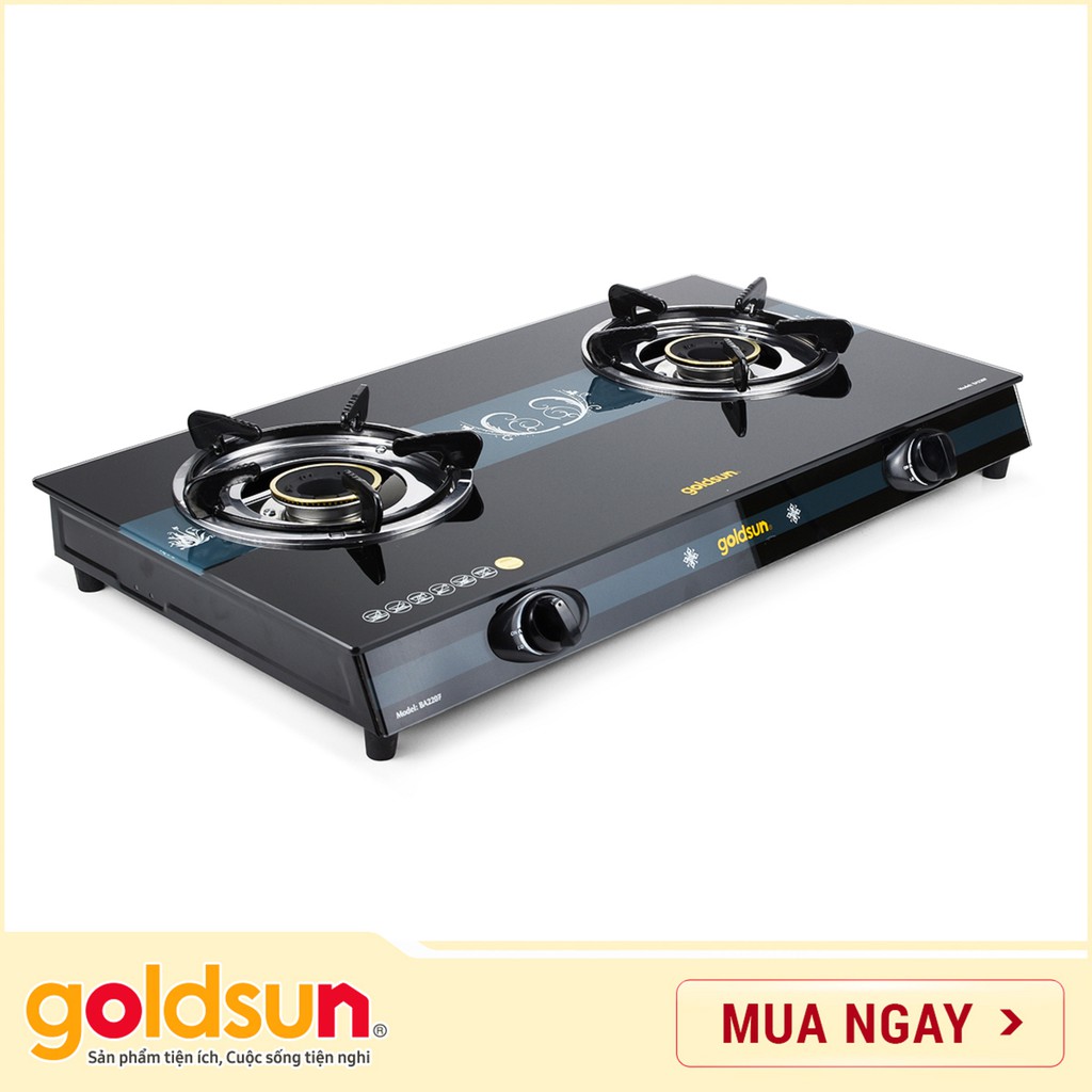 [Mã ELTECHZONE giảm 5% đơn 500K] Bếp gas Goldsun BA2207 Hàng chính hãng