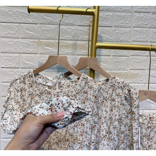 ĐẦM VINTAGE DÀI TAY HOA CỎ CỔ TRÒN,CHÂN VÁY ULZZANG TRẮNG DÁNG NGAN 2 DAY BUỘC EO KIỂU VINTAGE (video ảnh thật) | BigBuy360 - bigbuy360.vn