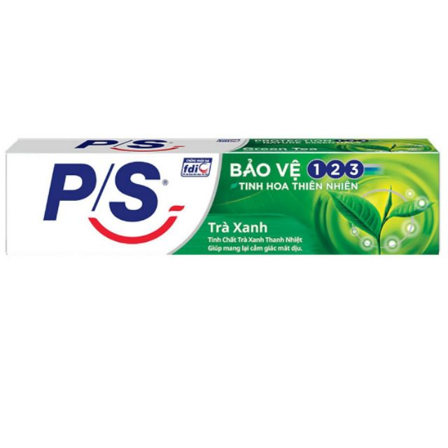 Kem Đánh Răng P/S Bảo Vệ 123 Trà Xanh (190g)