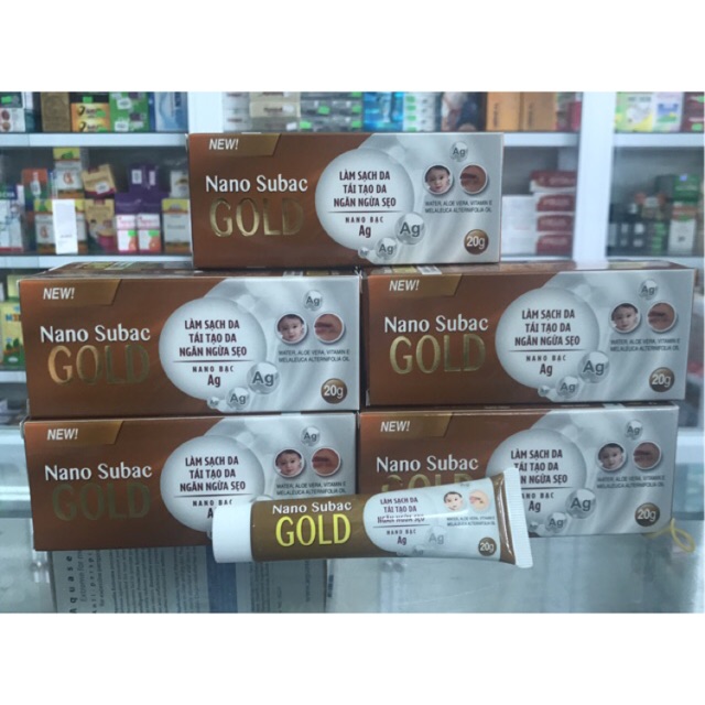 Gel bôi  Nano Su Bạc Gold