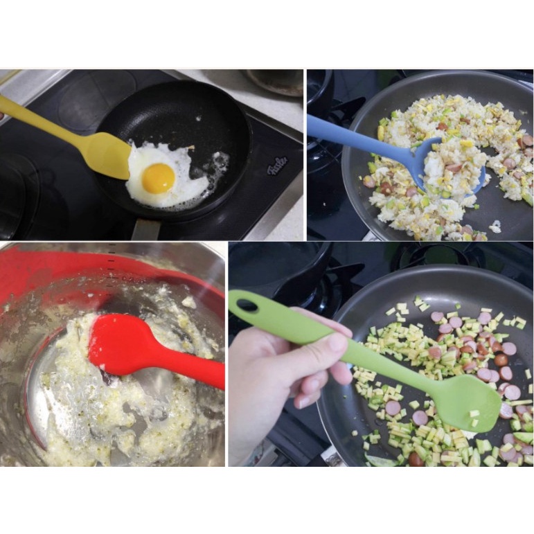 Phới trộn, nấu ăn Silicon COOKING STIRRER cao cấp chính hãng Bluemama Hàn Quốc Phới trộn, nấu ăn cho bé''