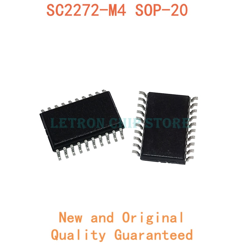 Bộ 10 Chip Ic Lập Trình Pces Sc2272-M4 Sop-20 Pt2272-M4S Sc2272-M4S Sop20 7.2mmc-20 Soic20 Smd E Novo
