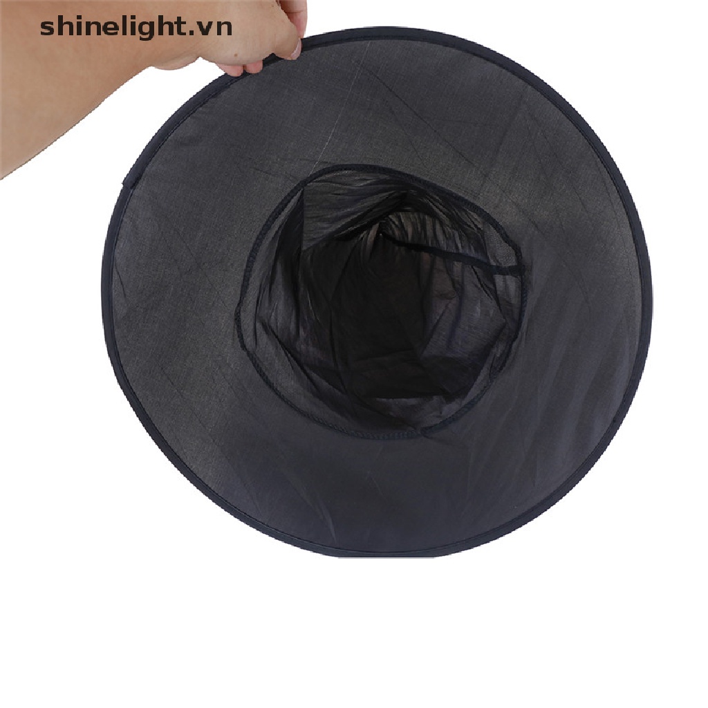 Mũ Phù Thủy Màu Đen Hóa Trang Halloween Cho Nữ