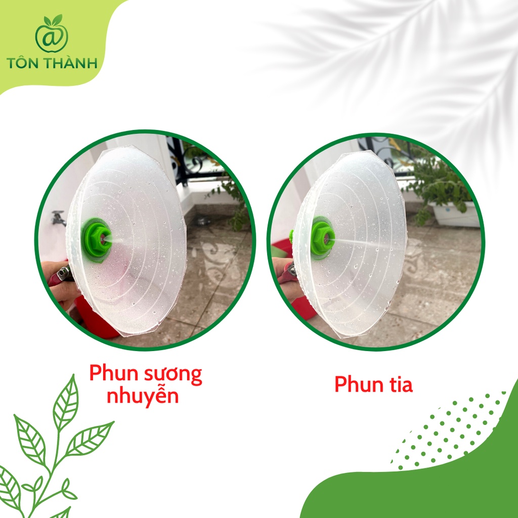 BÉC TÔ XANH PHỄU XANH XỊT THUỐC XỊT CỎ TƯỚI CÂY LÀM VƯỜN CÓ CHỈNH PHUN SƯƠNG NHUYỄN PHUN TIA
