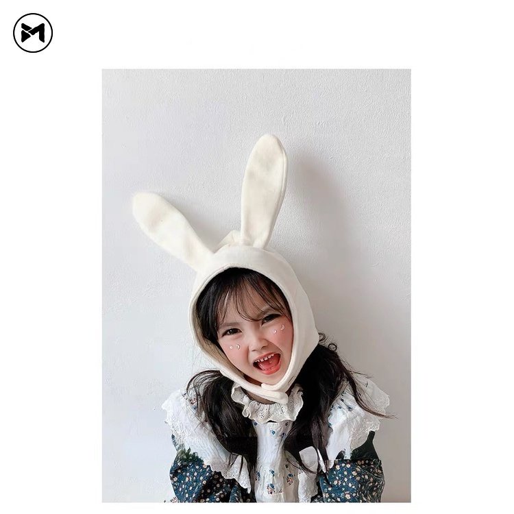 Mũ Tai Thỏ Siêu Dễ Thương Giữ Ấm Cho Bé 1-5 Tuổi