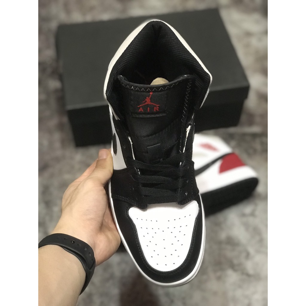 [KELLY SNEAKERS] GIÀY JORDAN 1 MID SE RED BLACKTOE