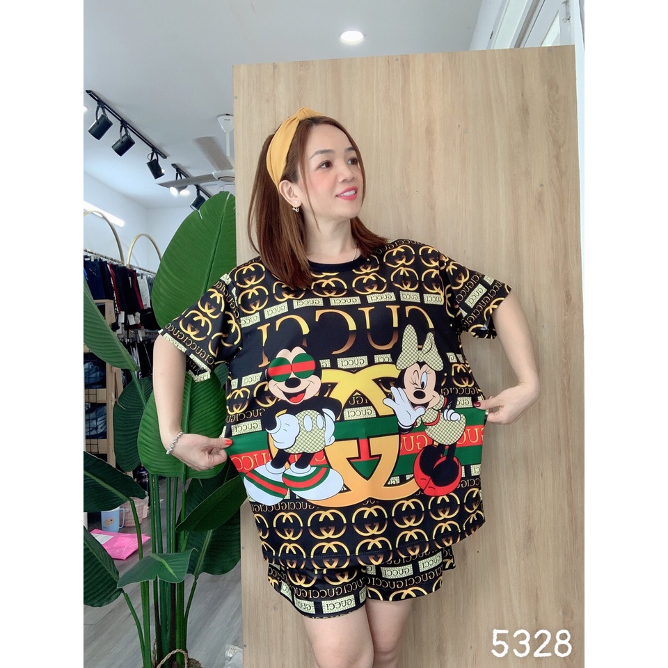 Đồ Bộ short BIG SIZE 3D  Mic GC - SS.T3D - 5328