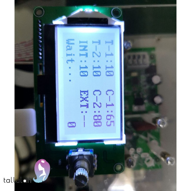 100A / 40A Lcd Display Digital Double Pulse Encoder Spot Welder Welding Machine Transformer Controller Board Time Control