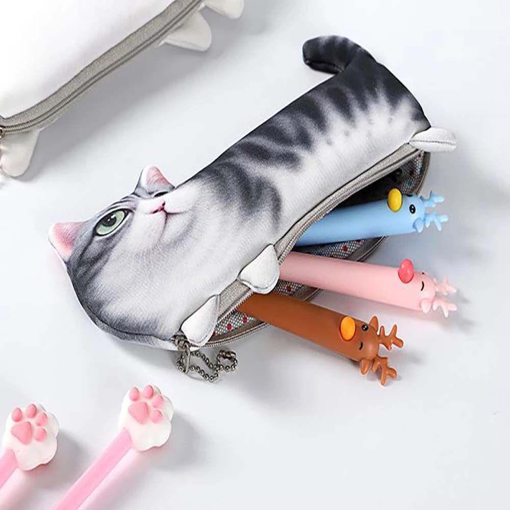Túi Đựng Bút Bằng Vải Mềm Hình AUGUSTINA Dễ Thương