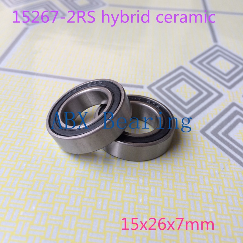 Bộ 2 Vòng Bi Sứ 15267 15268 16277 16287-2RS 15x26x7 mm Sửa Chữa Trục Bánh Xe Đạp