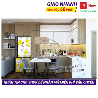 Decal dán tủ lạnh Lê Vàng