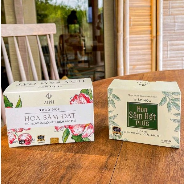Trà Giảm Cân Hoa Sâm Đất ZN Thường và Plus (100% hàng chính hãng)