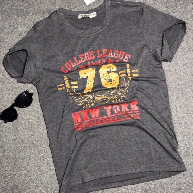 Áo thun ngắn tay thời trang nam 76 có size to người trên 80kg