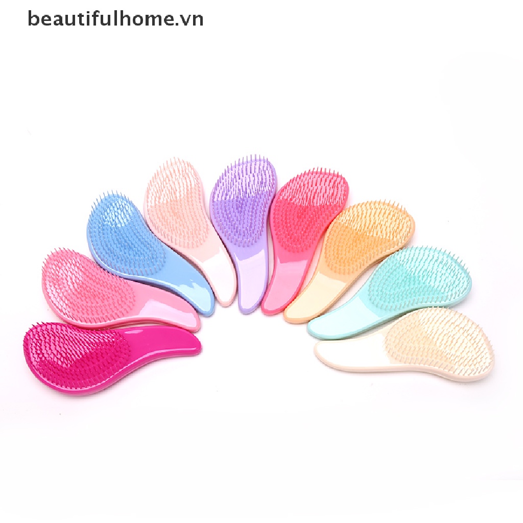 (Hàng Mới Về) Lược Chải Tóc Chống Tĩnh Điện Thiết Kế Tay Cầm Thuận Tiện