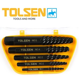 TOLSEN Bộ 5 mũi taro lấy ốc gãy Screw Extractor 33505