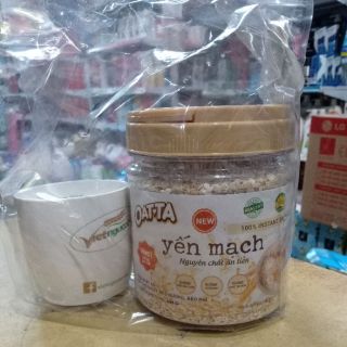 Yến mạch nguyên chất ăn liền OATTA hộp 400g tặng cốc sứ chia vạch